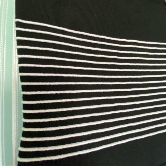 Black and White Stripped Bandage Mini Dress Top Skirt Size XS - Picture 6 of 10